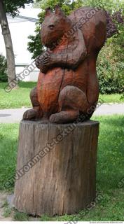 wooden statue animal 0001